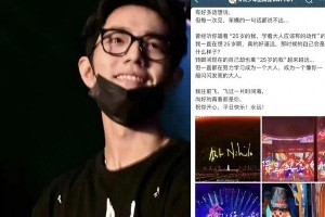 肖战追星孙燕姿演唱会，激动发文引热议